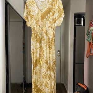 Tie dye maxi dress